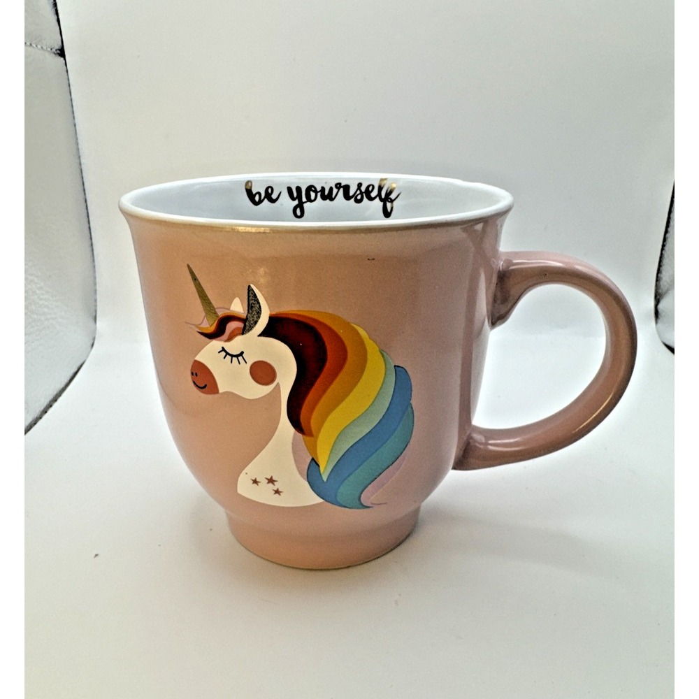 Sheffield Home Be Yourself‎ Unicorn Coffee Mug. Pink Magical